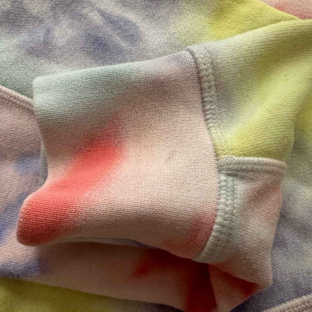 Nike Hoodie Size M Oversized Big Kids Adults Pastel Tie-Dye  Red, Yellow, Blue - Picture 7 of 12